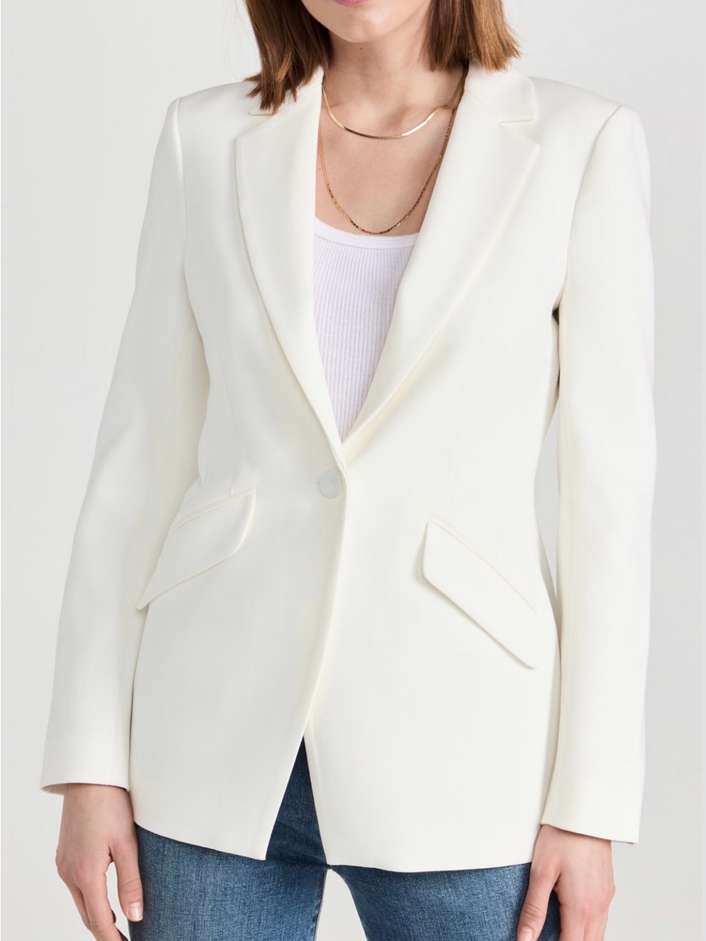 Favorite Daughter Favorite Blazer. Ivory. Size M.